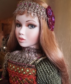 Французская интерьерная кукла Эл от автора Christine et Cecile от Mundia Collection