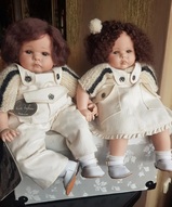 коллекционные куклы, маленькие куклы, куколка, винтажные куклы - Немецкие куклы Двойняшки, близнецы