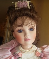 Большие куклы, фарфоровые куклы , коллекционные куклы, авторская кукла - Фарфоровая кукла Леди Элиза