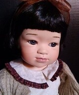 Фарфоровая кукла , коллекционная кукла - Джаде