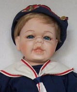 Фарфоровые куклы коллекционные - Моряк Питер