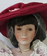 Большие фарфоровые куклы коллекционные - Жаклин