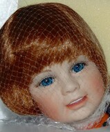 Коллекционные куклы, фарфоровые куклы - Кэтти с тигром