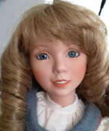 Фарфоровая кукла, коллекционная кукла - Золушка
