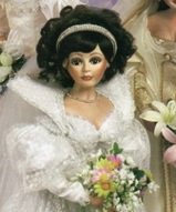 Большая фарфоровая кукла - Белоснежка