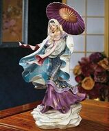 Фарфоровые фигурки гейш , фигурки японских принцесс - Дух любви и жертвенности / гейша