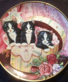 Тарелка Три кота от автора  от Danbury Mint