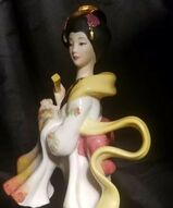 Фарфоровые статуэтки Лены Лю, статуэтка гейши - Гейша Традиционная красота