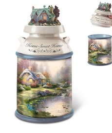 Банка для печенья Дом, милый дом от автора Thomas Kinkade от Bradford Exchange