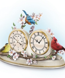 Настольные часы Мгновения природы от автора Lena Liu от Bradford Exchange