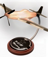 Дизайнерские подарки, коллекция самолетов, подарки пилоту - Светильник самолет Мустанг 16 P-51D 
