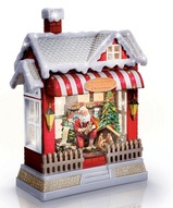 Рождественские подарки, снежные шары музыкальные - Снежный шар, миниатюрный домик