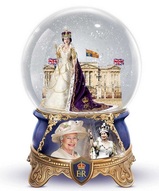 Снежные шары, дизайнерские подарки - Снежный шар Королева Елизавета