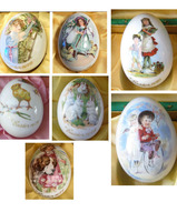 Пасхальные яйца, пасхальные подарки, пасхальные украшения - Пасхальное яйцо - полная коллекция 7 шт.