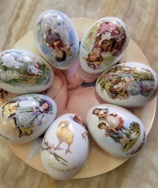 Пасхальное яйцо - полная коллекция 7 шт. от автора Marjolein Bastin от Royal Bayreuth