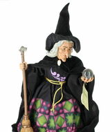 Куклы ведьмы, фигурки ведьмы, статуэтки ведьмы - Ведьма и магический шар