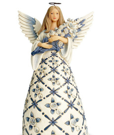 Небесный ангел с розами от автора Jim Shore от Enesco Limited