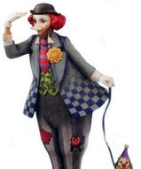 фигурки клоунов купить, клоун статуэтка купить, клоуны коллекции - Цирковой клоун с собачкой