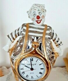 Часы Фарфоровый клоун от автора  от Capodimonte