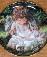 декоративная тарелка, красивый подарок, памятный подарок, подарок для души - Тарелка декоративная Ангельская доброта