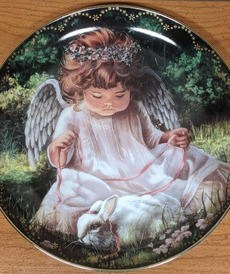 Тарелка декоративная Ангельская доброта от автора Dona Gelsinger от Bradford Exchange