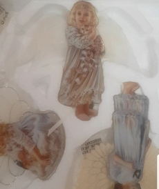 Фарфоровые панно 14 Ангелы 3шт.  от автора Dona Gelsinger от Bradford Exchange