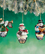 Ёлочные игрушки бубенцы снеговики от автора Thomas Kinkade от Bradford Exchange 3