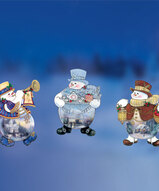 авторские ёлочные игрушки, снеговики на ёлку - Ёлочные игрушки Рождество снеговики