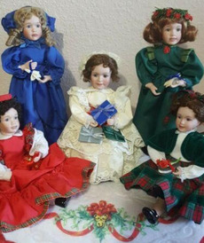Рождественская коллекция 5 кукол от автора Wendy Lawton от Ashton-Drake