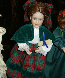 Фарфоровая кукла Рождественская №5 от автора Wendy Lawton от Ashton-Drake