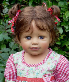 Реалистичная кукла Вторник шатенка от автора Monika Levenig от Master Piece Dolls