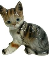 фарфоровые статуэтки кошек, фигурки фарфоровые кошки, фарфоровый кот, фарфоровые статуэтки котов - Счастливая кошечка. СИМВОЛ 2023г.