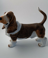 фарфоровая статуэтка собака, фарфоровые фигурки собак, фигурка Бассет-хаунд - Бассет-хаунд