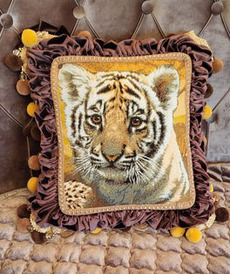 Декоративная подушка Тигр от автора  от Rusbutik