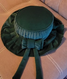 Диванная подушка Шляпа (изумруд) от автора  от Rusbutik