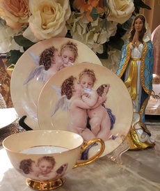 Чайная пара Ангелы целуются 3 пр. от автора  от Lladro и других бренды