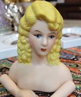 Заготовка фарфоровая для создания куклы, заготовка фарфоровая для создания игольницы - Фарфоровая заготовка для куклы игольницы