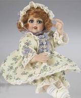Миниатюрная кукла - Клаудия ретро