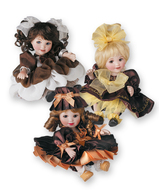 Набор из 3 фарфоровых мини кукол  - Трио "Too Sweets Tots"