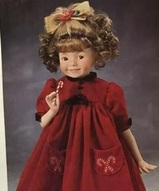 Фарфоровая кукла , коллекционная кукла, куклы Дианы Эффнер - Фарфоровая кукла Кэнди в праздничном