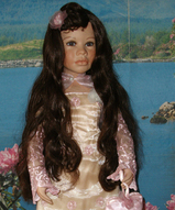 Фарфоровая большая кукла - Восхитительная Аиша