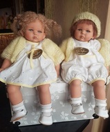 Куклы коллекционные, немецкие куклы, - Брат и сестра близнецы