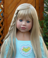 Большая виниловая кукла выпуска август 2012г. - Eden (blonde) / Идэн