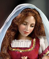 Фарфоровая кукла, коллекционные куклы, религиозные подарки - Мария с младенцем