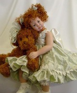 Виниловая кукла Linda Rick - Я и мой мишутка.