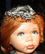 фарфоровая кукла, кукла ручной работы, кукла в ретро стиле, интерьерная кукла - Авторская кукла ООАК Александра 