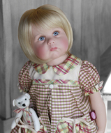 Виниловая кукла с натуральными волосами Gotz  - Lore