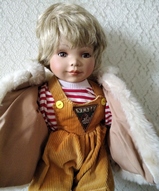 фарфоровая кукла, коллекционная кукла, купить куклу, кукла из частной коллекции - Фарфоровая кукла мальчик Томас