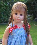 большая кукла, коллекционная кукла - isabella