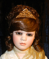 большая фарфоровая кукла из частной коллекции - Принцесса Азии Антуанетта б.у.